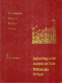 Image of Aplied Regression Analysis and Other Multivariable Methods