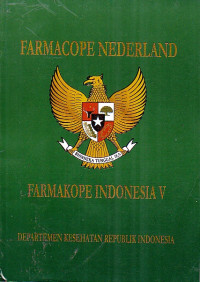 Image of Farmacope Nederland : Farmakope Indonesia V