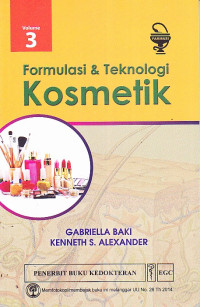 Image of Formulasi & Teknologi Kosmetik Vol.3