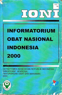 Image of Informatorium Obat Nasional Indonesia 2000