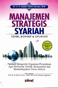 Image of Manajemen Strategis Syariah : Teori, Konsep & Aplikasi