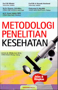 Image of Metodologi Penelitian Kesehatan