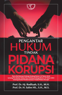 Image of Pengantar Hukum Tindak Pidana Korupsi