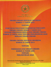 Image of Undang-undang Republik Indonesia Nomor 17 Tahun 2016